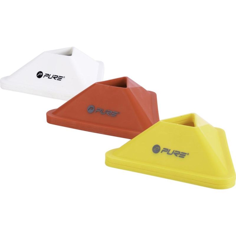 Pure 2 Improve Cones, Cones, Training Markers 20 Pcs for school, cones, training equipment, tags