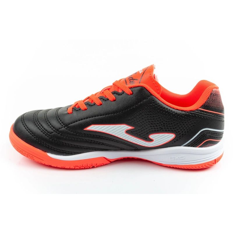 Joma Toledo JR 2601 indoor football boots for kids, fekete focicipő