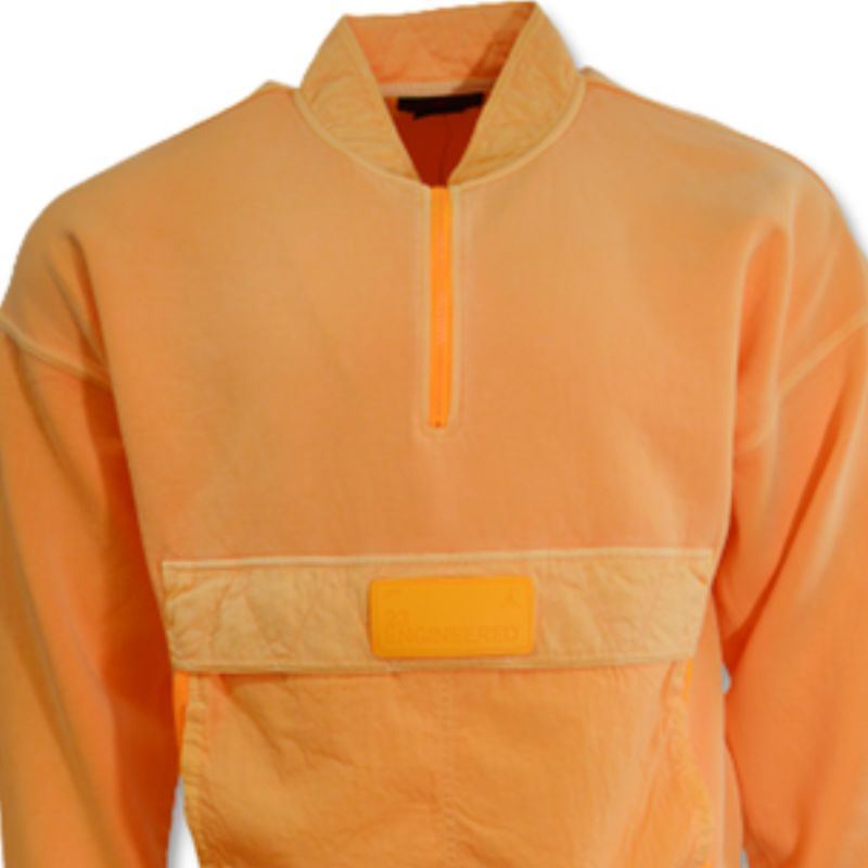 AIR Jordan Men's Jordan 23 Engineered 1/2 Zip Top Orange - narancssárga dzseki