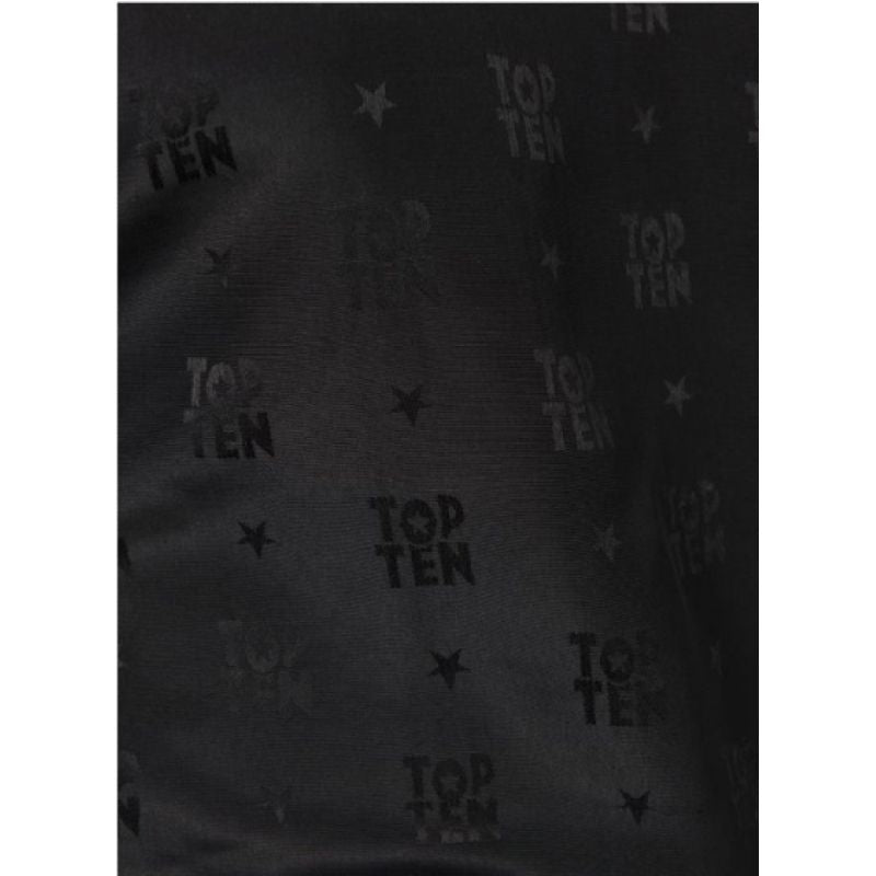 TOP TEN "BOW" kickboxing outfit black and pink XL (190 cm)