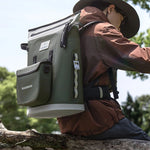 Rockbros Thermal Backpack with Insulation 18l Ergonomic - Green zöld backpacks, tourist equipment