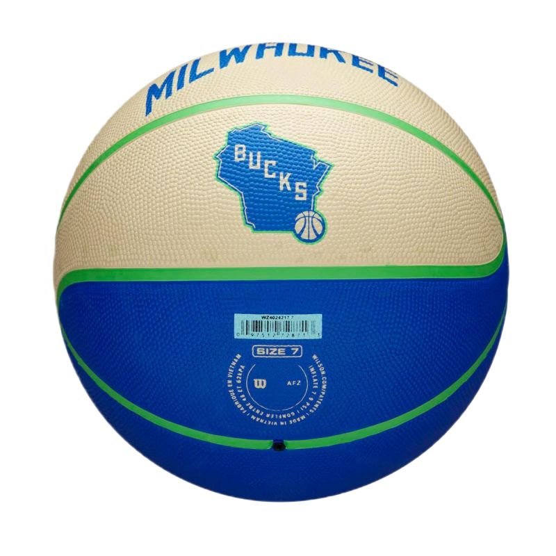 Wilson NBA Milwaukee Bucks Team City Icon Basketball - WZ4024217XB kosárlabda