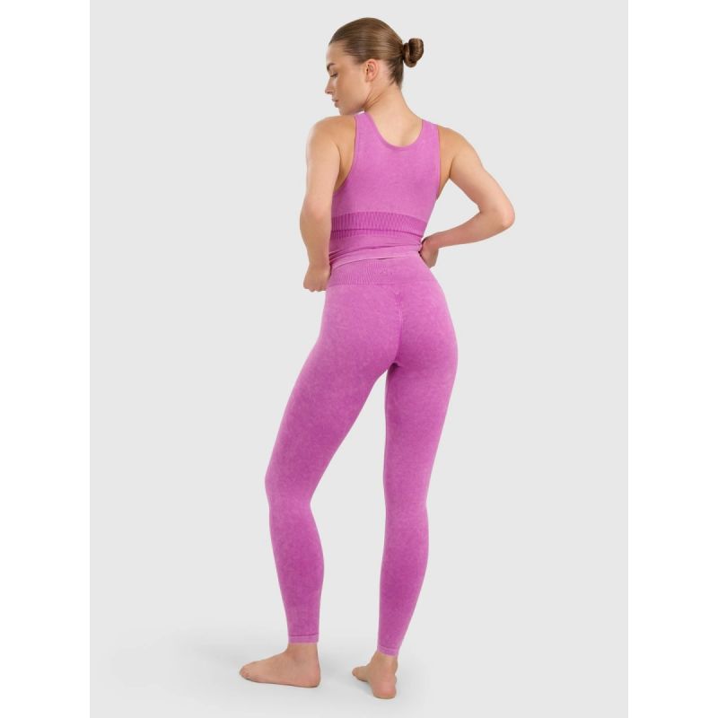 Women's seamless yoga and pilates 4F 4FWAW25TFTIF407-54A xs/s leggings