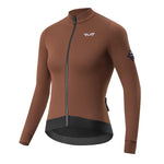 Rockbros TVI women's cycling jersey insulated autumn/winter L - brown l \ brązowy kötött sapka 15310007004-211737