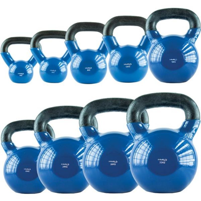 HMS Blue KNV04 cast iron kettlebell kék súlyzó 17-64-040