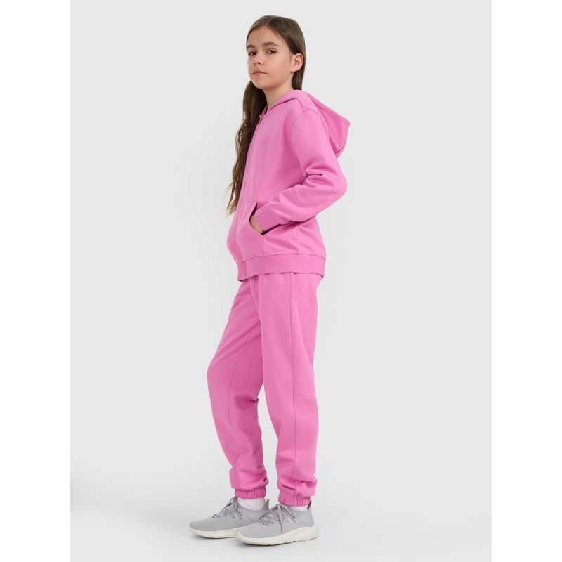 Girls' jogger sweatpants 4F 4FJRAW25TTROF1616-54S nadrág