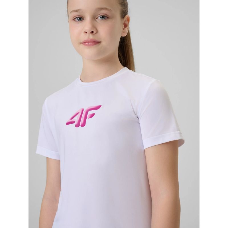 4F Girls' quick-drying sports T-shirt 158/164 póló