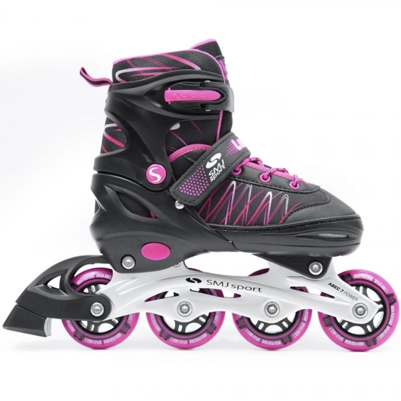 SMJ UT 103 Lea 2in1 roller skates fekete görkorcsolya