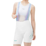 Rockbros TVI Women's Cycling with Bib and Pad Size L - White l \ biały rövidnadrág 20210017008-211707