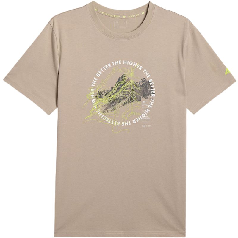 4F Men's T-shirt M2822 83S bézs póló