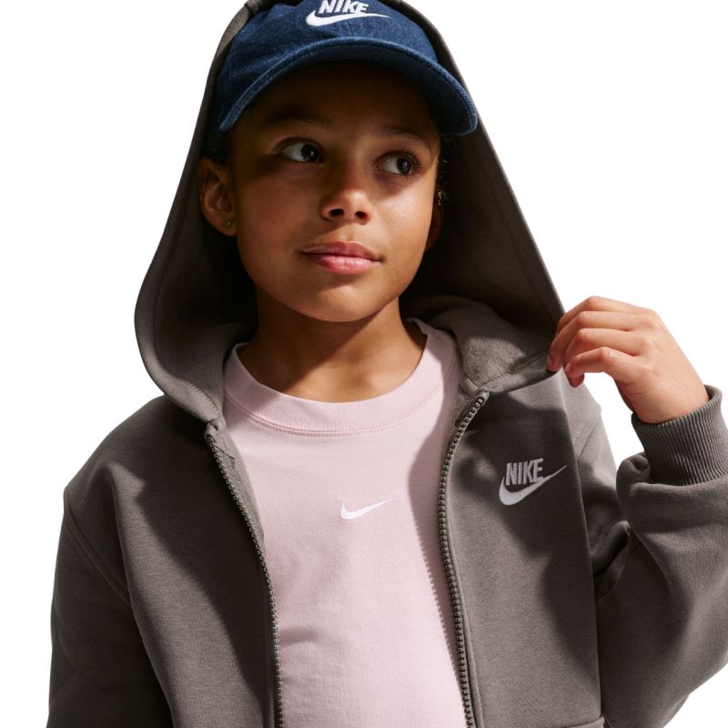 Nike Sportswear Club Fleece Kids' Sweatshirt szürke pulóver FD3004289