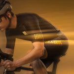 Rockbros Diamond Short Sleeve Cycling Jersey Size M - Black czarny \ m póló