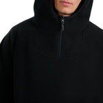 4f Men's fleece sweatshirt M427 deep black 4FWAW25TFLEM427 20S Kiegészítő
