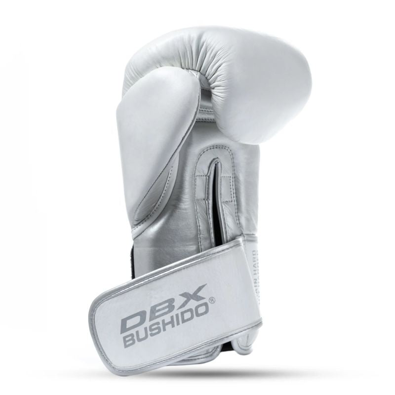 DBX Bushido Boxing gloves made of natural leather with multi-layer filling - PLATINUM - Legacy Series | kesztyű
