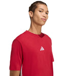adidas Essentials 3-Stripes Men's T-Shirt Red KD4865 piros póló