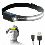 Wozinsky WLC-1200 350lm CREE LED Headlamp IPX4 with Motion Sensor - fekete elektronika 304004-210630