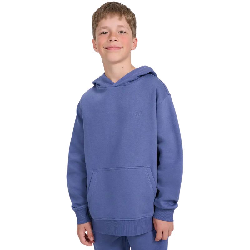 4f Boy's sweatshirt M1945 blue 4FJWAW25TSWSM1945 33S Kiegészítő