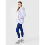 Women's oversize sweatshirt with hood, unzipped, 4F 4FWSS25TSWSF1578-34S xs/s kapucnis pulóver