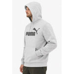 Puma men's gray fashionable cotton kangaroo sports hoodie szürke kapucnis pulóver