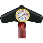 Dunlop WORKSHOP BICYCLE PUMP 230 PSI (16 Bar) WITH MANOMETER RED piros pumpa GSP-573779