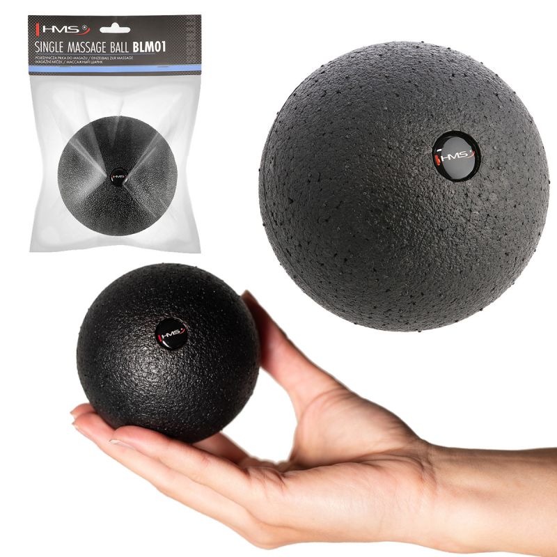 HMS Single Massage Ball BLM01 fekete edzéssegítő 17-42-021