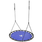Enero Stork'S Nest Garden Swing 120cm Blue fekete furniture