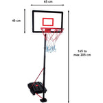 Dunlop Adjustable Basketball Set 1.65-2.05m 3in1 készlet GSP-228730