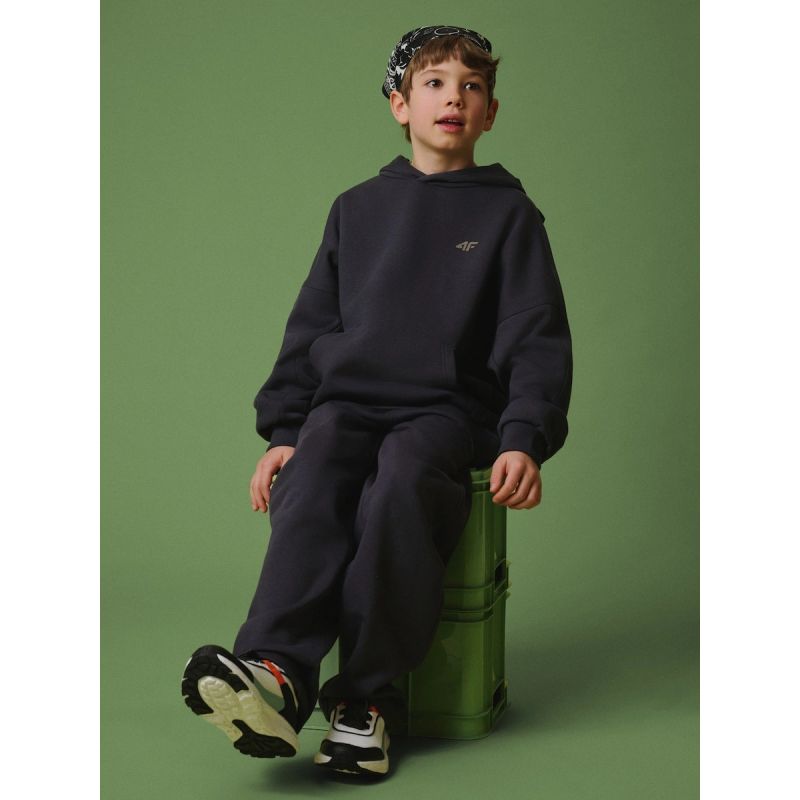 Boy's loose hooded sweatshirt 4F