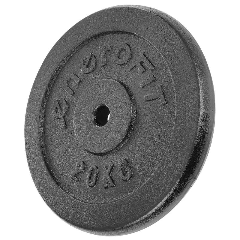 Enero Black Cast Iron Load 20 Kg Fit ø26.5 fekete weight, strength training equipment, training equipment