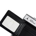 AIR Jordan Jumpman Ingot Bifold Black Leather Wallet - uniwersalny wallets