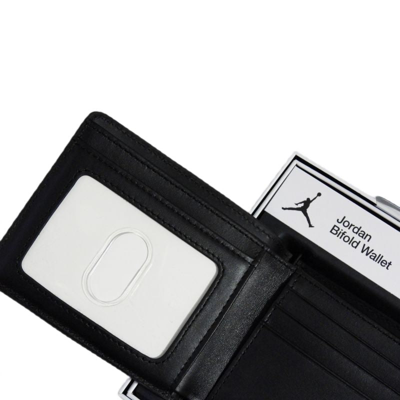 AIR Jordan Jumpman Ingot Bifold Black Leather Wallet - uniwersalny wallets