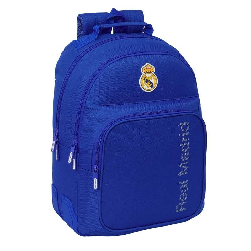 Real Madrid sports school backpack niebieski backpacks