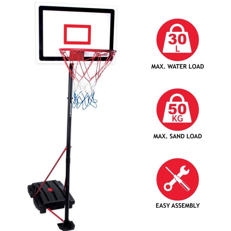 Dunlop Adjustable Basketball Set 1.65-2.05m 3in1 készlet GSP-228730