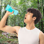 Rockbros 35210027001 soft flask running water bottle 500 ml - light blue jasnoniebieski training equipment