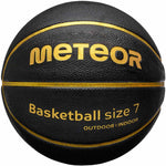 Meteor Cellular Basketball Black and Gold fekete labda