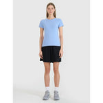 Slim T-shirt with print for women 4F 4FWMM00TTSHF2674-32S 2xl póló