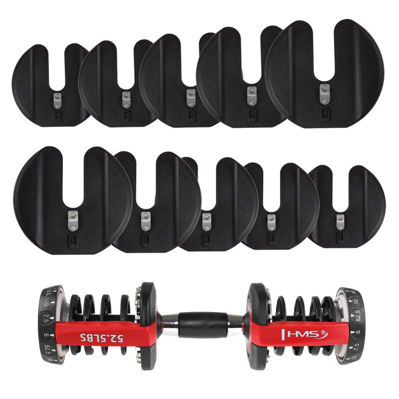 HMS 52 LBS SR52 Adjustable Barbell fekete póló 17-59-150