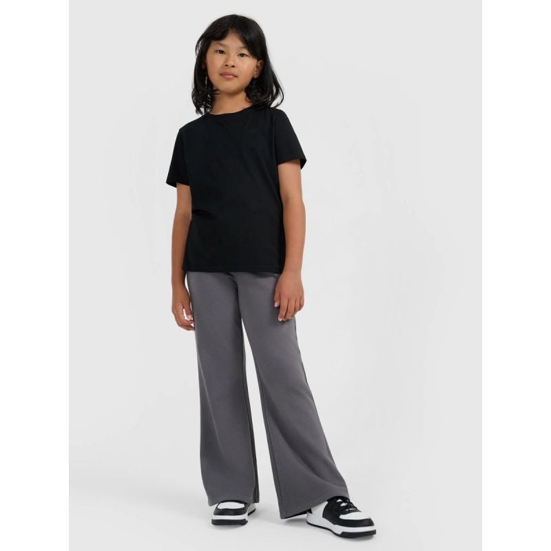 Regular plain girls' T-shirt 4F 4FJRMM00TTSHF3231-20S póló
