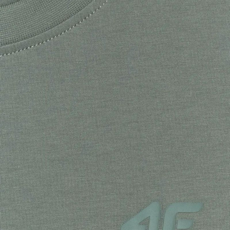 4f Men's T-shirt M2441 green 4FWAW25TTSHM2441 41S Ruházat