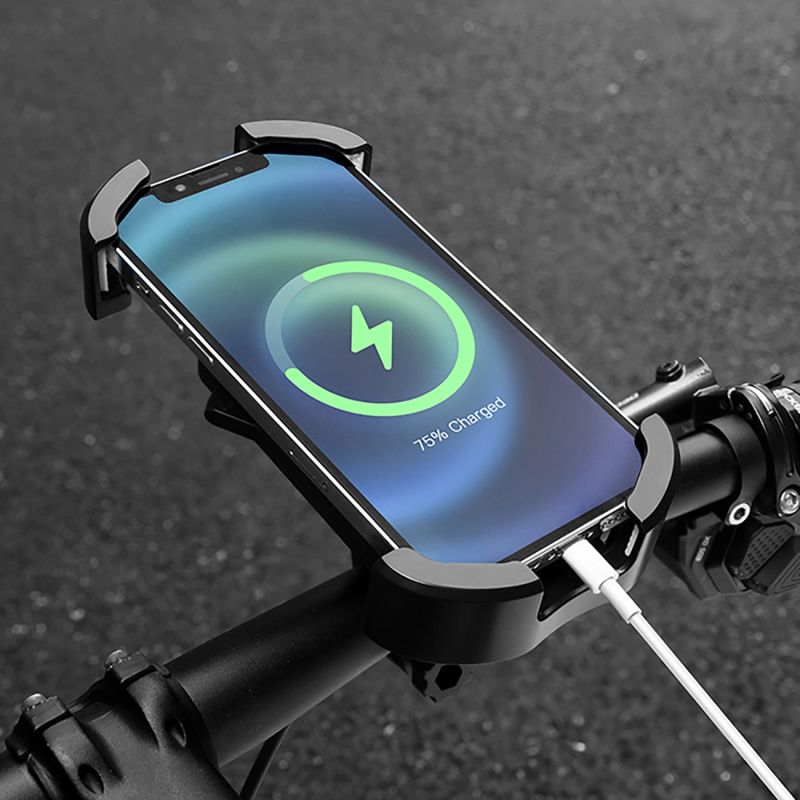 Rockbros 25210032005 Motorcycle Phone Holder for Mirror - Black lusterko phones and accessories