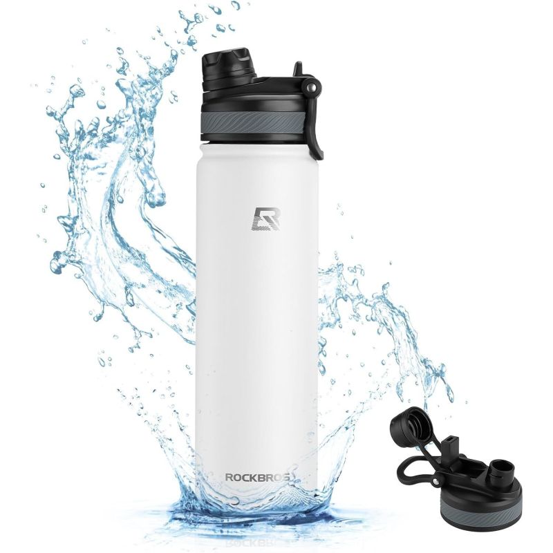 Rockbros thermal bottle 35210029007 white fehér water bottles, training equipment, tourist equipment