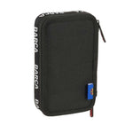 FC Barcelona double filled pencil case 29 PCS czarny ceruzatartó
