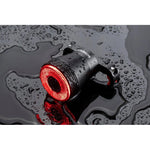 Rockbros Q5 Rear Bike Light with Intelligent Stop System - fekete lights, tourist equipment