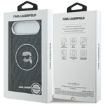 Karl Lagerfeld IML Karl Head Logo MagSafe Case for iPhone 17 Air - fekete telefontok