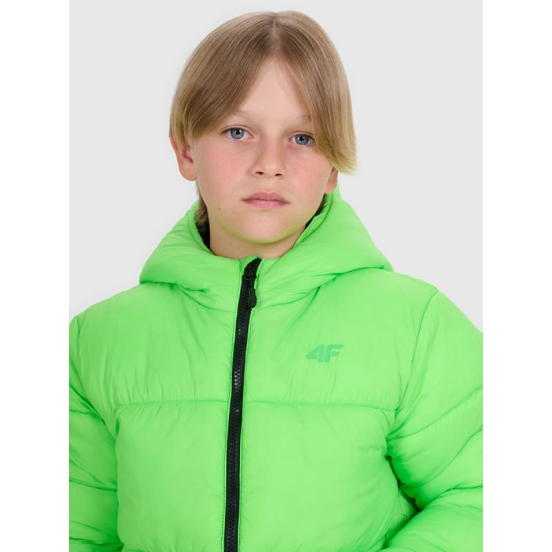 4f Boy's down jacket with synthetic filling 4FJRAW25TDJAM0809-45N Ruházat