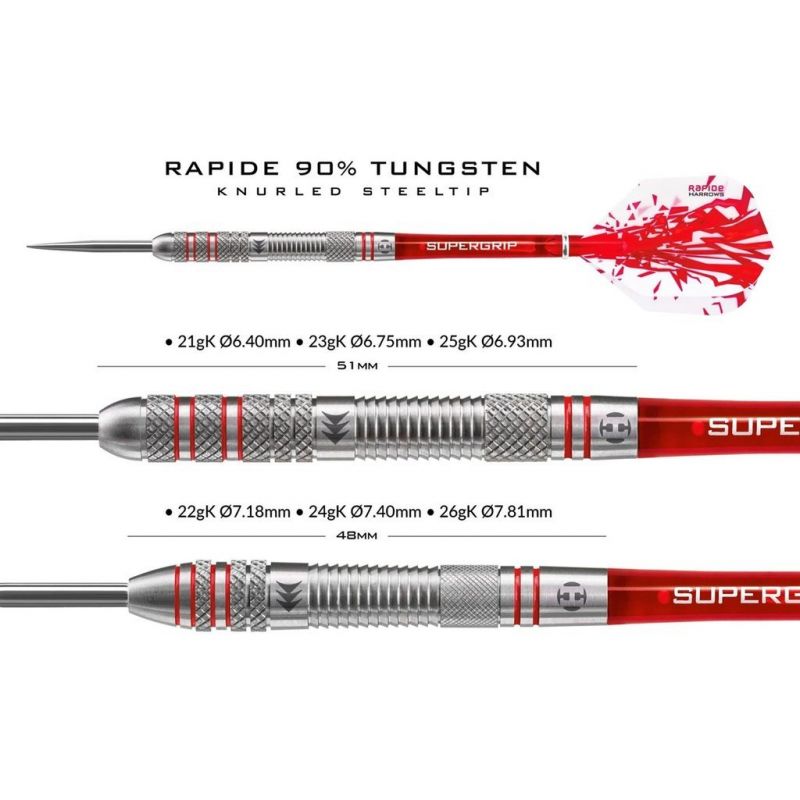 Harrows Rapide Darts 90% Steeltip Hs-tnk-000013301