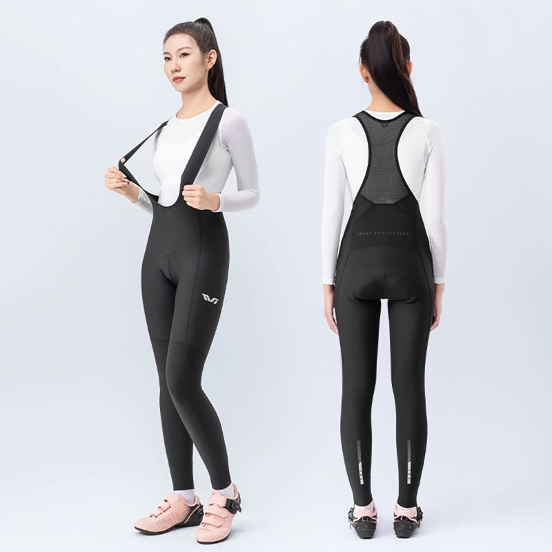Rockbros TVI Women's Cycling Bib with Pad Size - Black fekete nadrág 15310004003-211708
