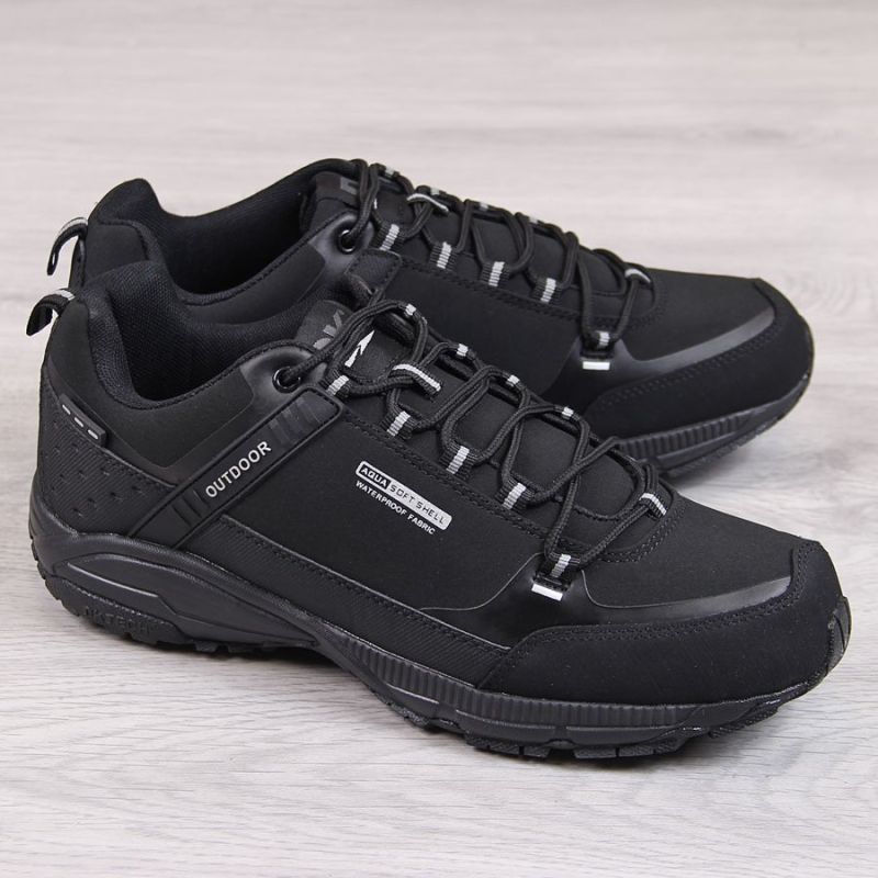 Inny DK waterproof black trekking fekete cipő