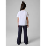 Girls' sweatpants with flared legs 4F