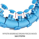 HMS HHW01 hula hoop with studs and weight, blue kék póló 17-44-520